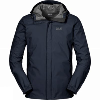 Jack Wolfskin Mens Cloudburst Jacket Night Blue